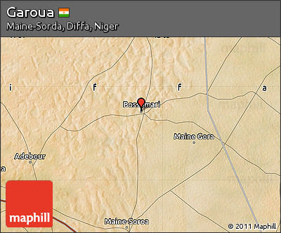 Satellite Map of Garoua