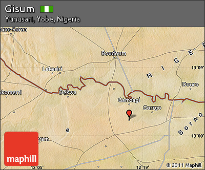 Satellite Map of Gisum