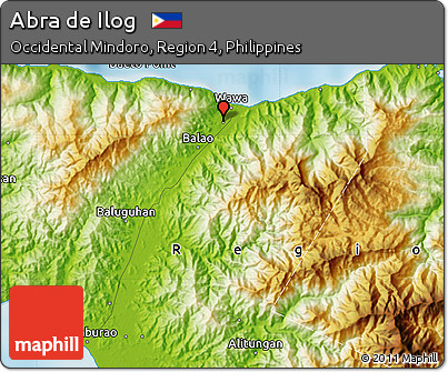 Physical Map of Abra De Ilog
