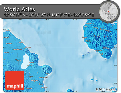 Political Map of the Area around 13°&nbsp;13'&nbsp;56"&nbsp;N,&nbsp;121°&nbsp;37'&nbsp;30"&nbsp;E