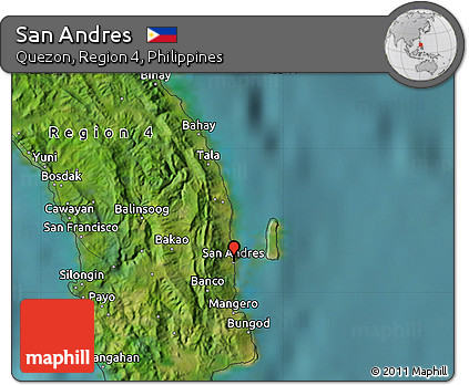 Satellite Map of San Andres