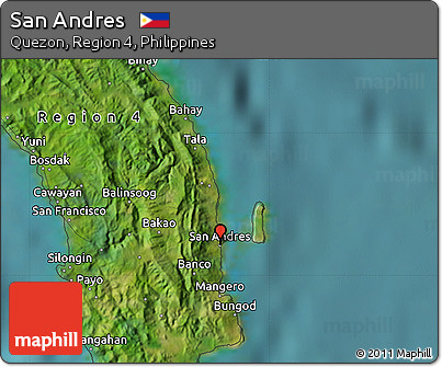 Satellite Map of San Andres