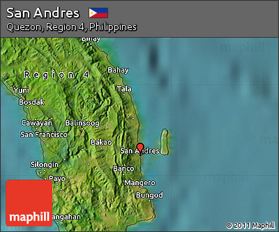 Satellite Map of San Andres