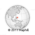 Outline Map of the Area around 13° 13' 56" N, 128° 25' 30" E, rectangular outline