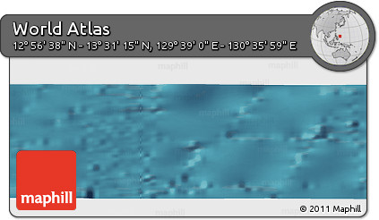 Satellite Panoramic Map of the Area around 13° 13' 56" N, 130° 7' 30" E