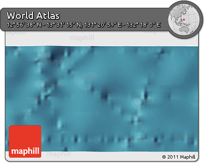 Satellite 3D Map of the Area around 13° 13' 56" N, 131° 49' 29" E