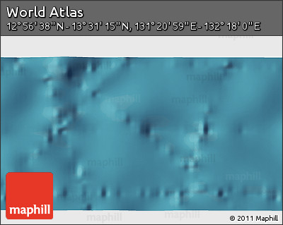 Satellite 3D Map of the Area around 13° 13' 56" N, 131° 49' 29" E