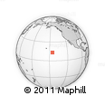 Outline Map of the Area around 13° 13' 56" N, 145° 16' 30" W, rectangular outline