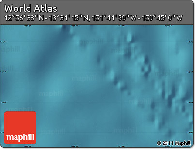 Satellite Map of the Area around 13° 13' 56" N, 151° 13' 29" W