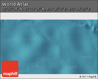 Satellite 3D Map of the Area around 13° 13' 56" N, 152° 13' 29" E
