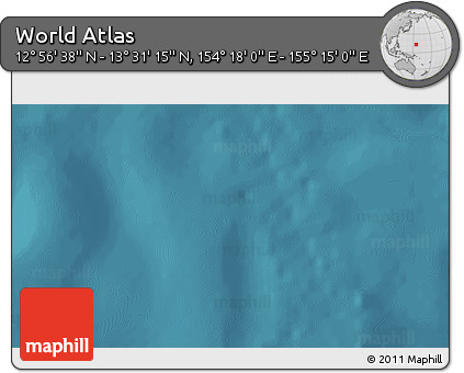 Satellite 3D Map of the Area around 13° 13' 56" N, 154° 46' 30" E