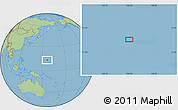 Savanna Style Location Map of the area around 13° 13' 56" N, 156° 28' 29" E