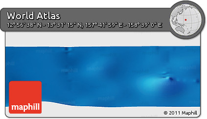Physical Panoramic Map of the Area around 13° 13' 56" N, 158° 10' 30" E
