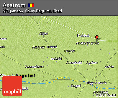 Physical 3D Map of Asairom