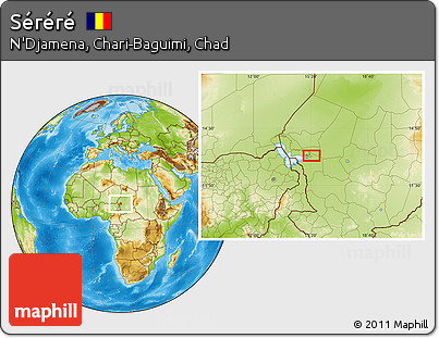 Physical Location Map of Séréré