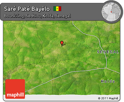 Satellite 3D Map of Saré Paté Bayélo