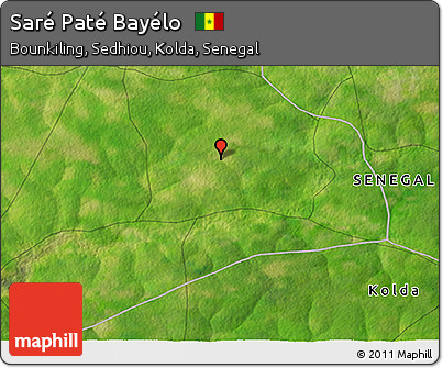 Satellite 3D Map of Saré Paté Bayélo