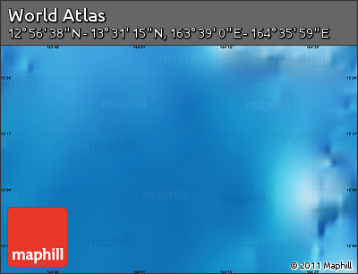 Physical Map of the Area around 13° 13' 56" N, 164° 7' 30" E