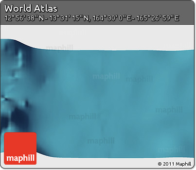 Satellite 3D Map of the Area around 13° 13' 56" N, 164° 58' 29" E