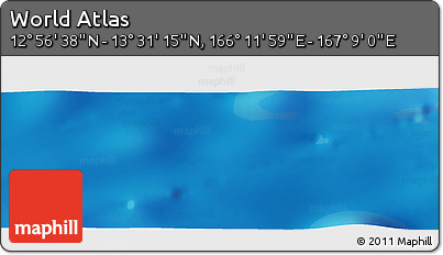 Physical Panoramic Map of the Area around 13° 13' 56" N, 166° 40' 30" E