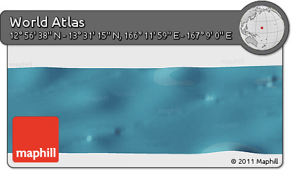 Satellite Panoramic Map of the Area around 13° 13' 56" N, 166° 40' 30" E