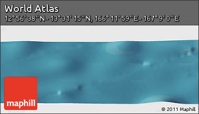 Satellite Panoramic Map of the Area around 13° 13' 56" N, 166° 40' 30" E