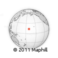 Outline Map of the Area around 13° 13' 56" N, 170° 46' 30" W, rectangular outline