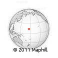 Outline Map of the Area around 13° 13' 56" N, 175° 10' 30" E, rectangular outline