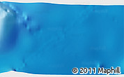 Physical 3D Map of the area around 13° 13' 56" N, 176° 1' 30" E