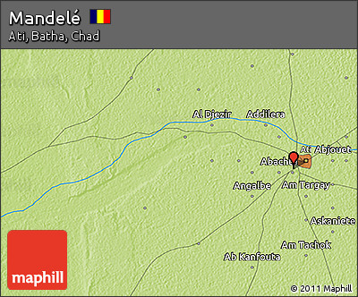 Physical 3D Map of Mandelé