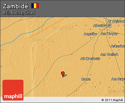 Political 3D Map of Zambidé