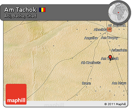 Satellite 3D Map of Am Tachok