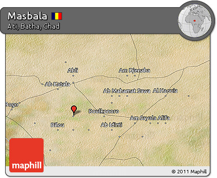 Satellite 3D Map of Masbala
