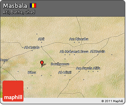 Satellite 3D Map of Masbala