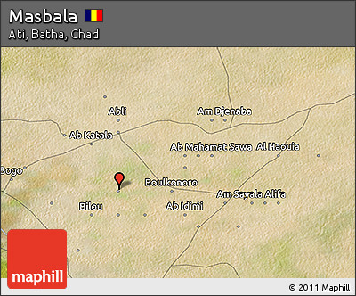 Satellite 3D Map of Masbala