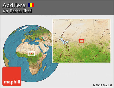 Satellite Location Map of Addilera