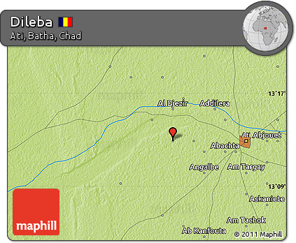 Physical Map of Dileba
