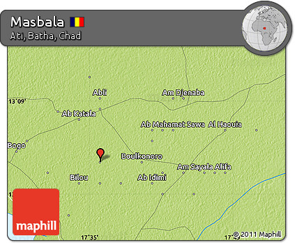 Physical Map of Masbala