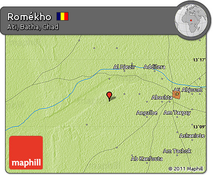 Physical Map of Romékho