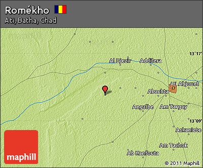 Physical Map of Romékho