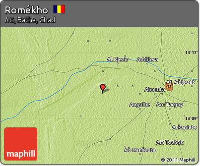 Physical Map of Romékho