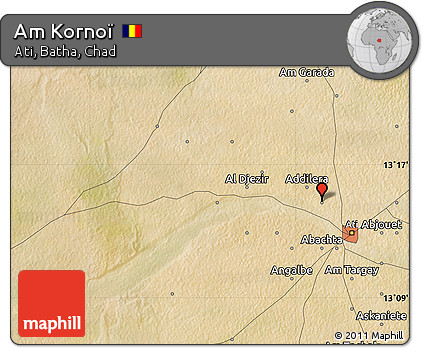 Satellite Map of Am Kornoï