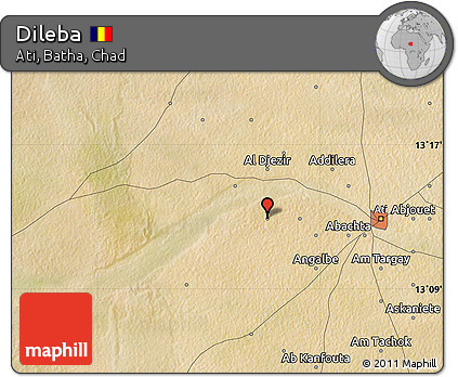 Satellite Map of Dileba