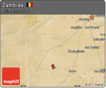 Satellite Map of Zambidé
