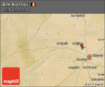 Satellite Map of Am Kornoï