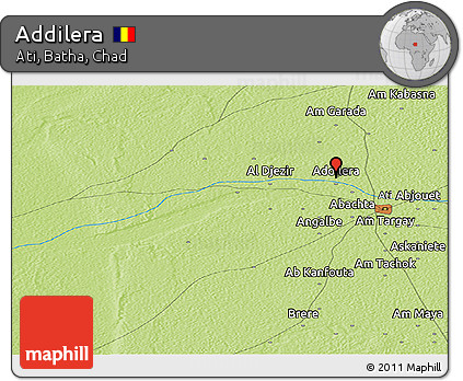 Physical Panoramic Map of Addilera
