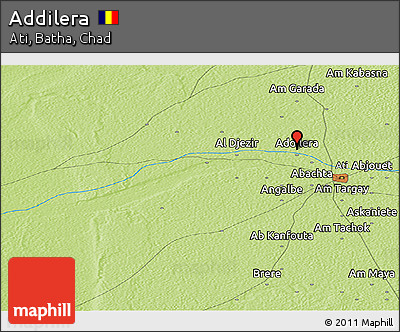 Physical Panoramic Map of Addilera