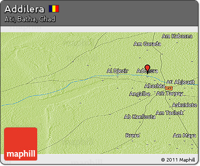 Physical Panoramic Map of Addilera
