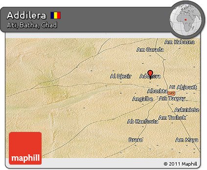 Satellite Panoramic Map of Addilera