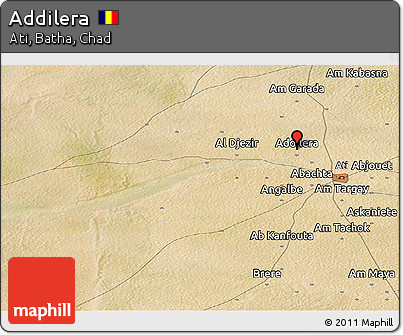 Satellite Panoramic Map of Addilera